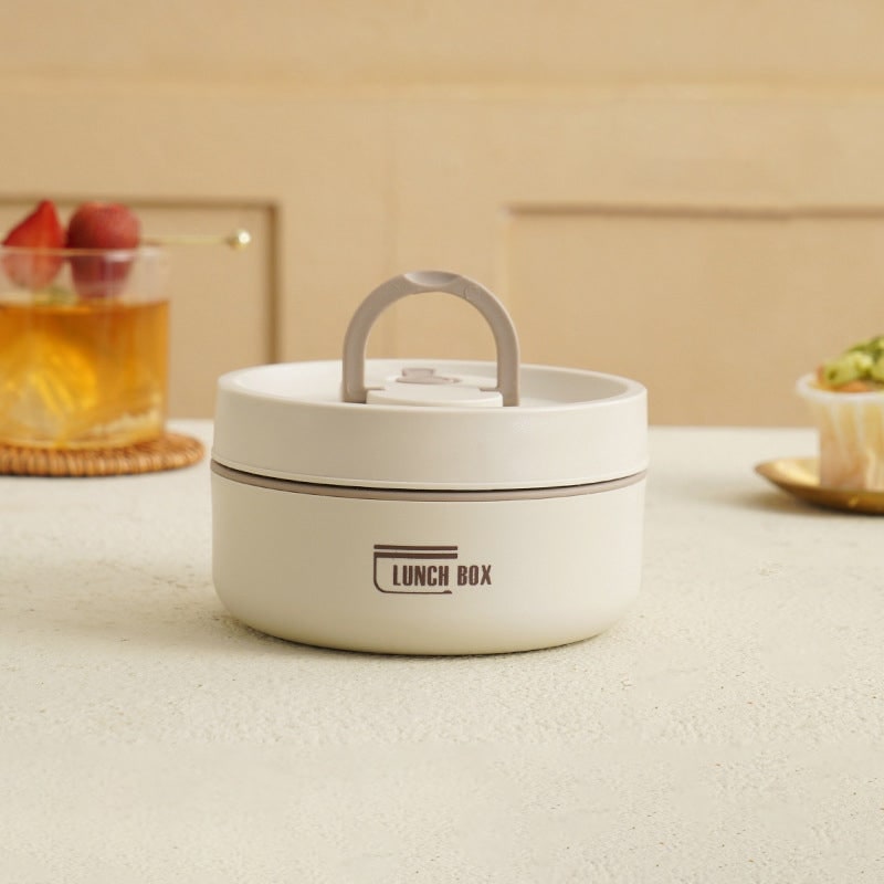 Insulated Bento Lunch Box with Stainless Steel Containers and Thermal Carrying Bag