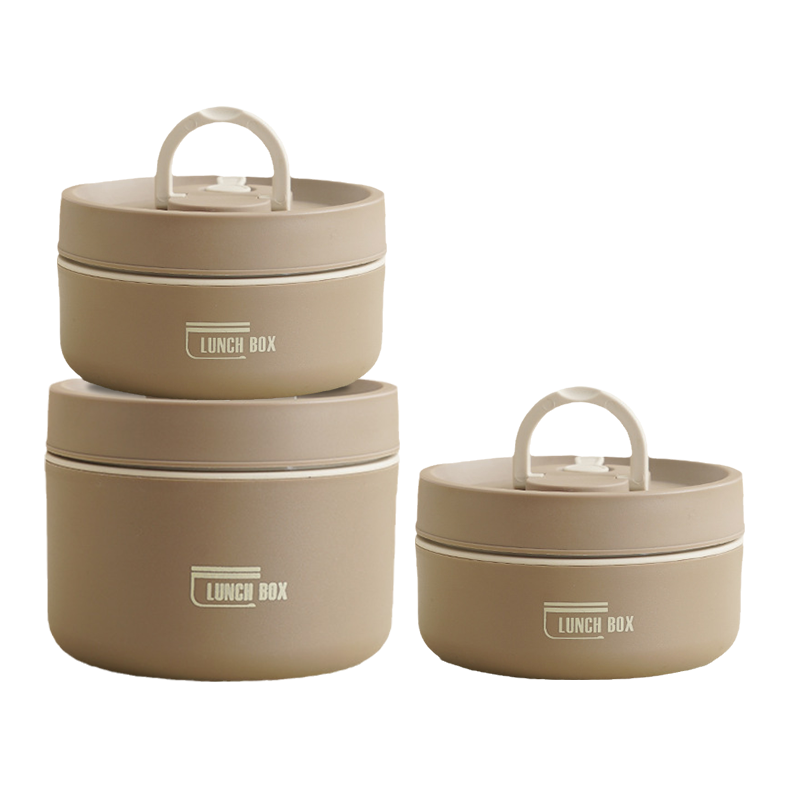 Insulated Bento Lunch Box with Stainless Steel Containers and Thermal Carrying Bag