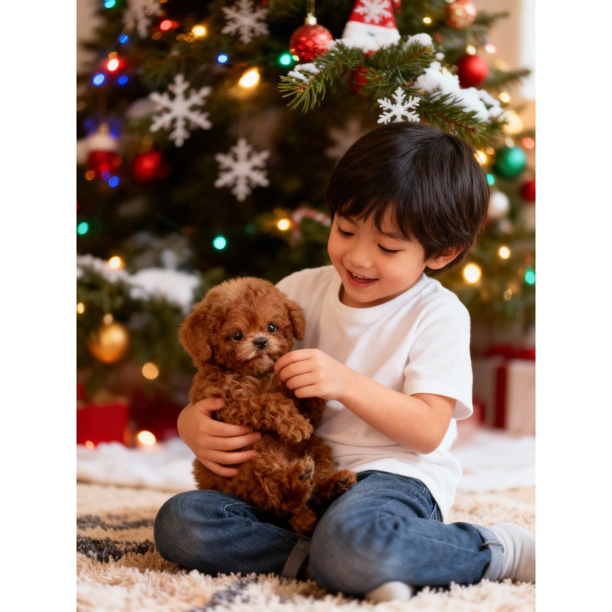 Interactive Dog Toy with Realistic Plush Fur Sounds and Moving Features
