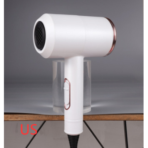 Ionic Hair Dryer with Diffuser and Concentrator Nozzles for Portable Styling With Comb