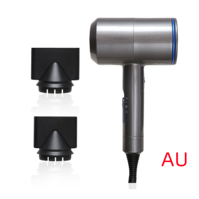 Ionic Hair Dryer with Diffuser and Concentrator Nozzles for Portable Styling With Comb