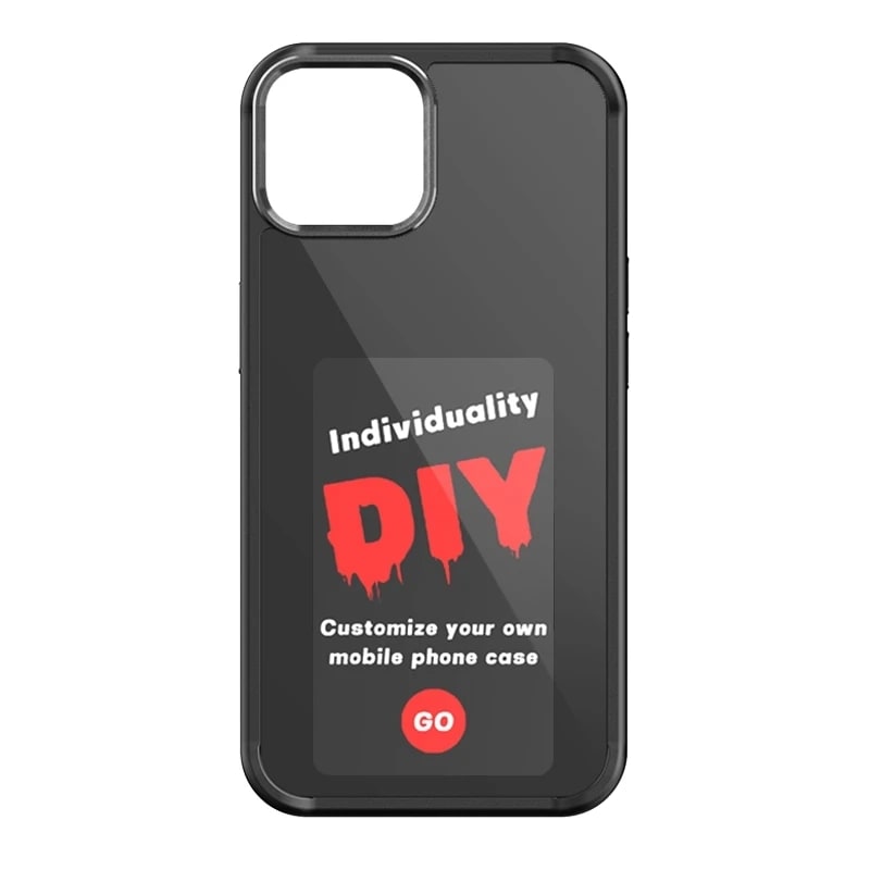 Iphone Case with Strap and E-Ink Wallet Display Waterproof Phone Pouch with Protective Bumper