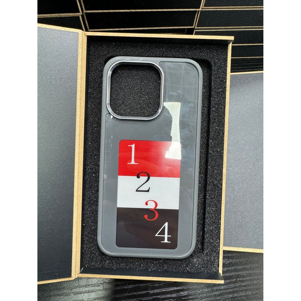 Iphone Case with Strap and E-Ink Wallet Display Waterproof Phone Pouch with Protective Bumper