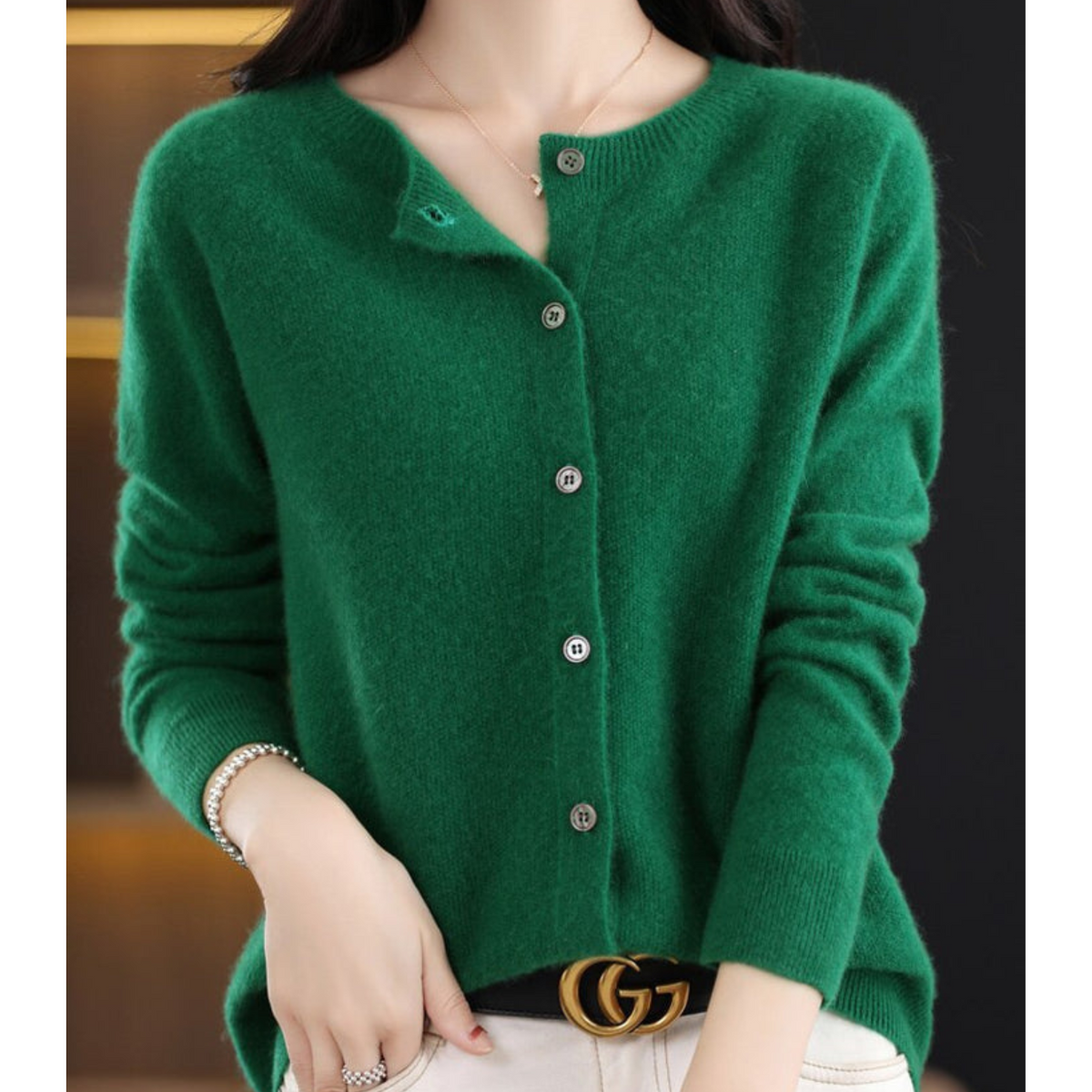 Iris - Women's Cashmere Wool Cardigan