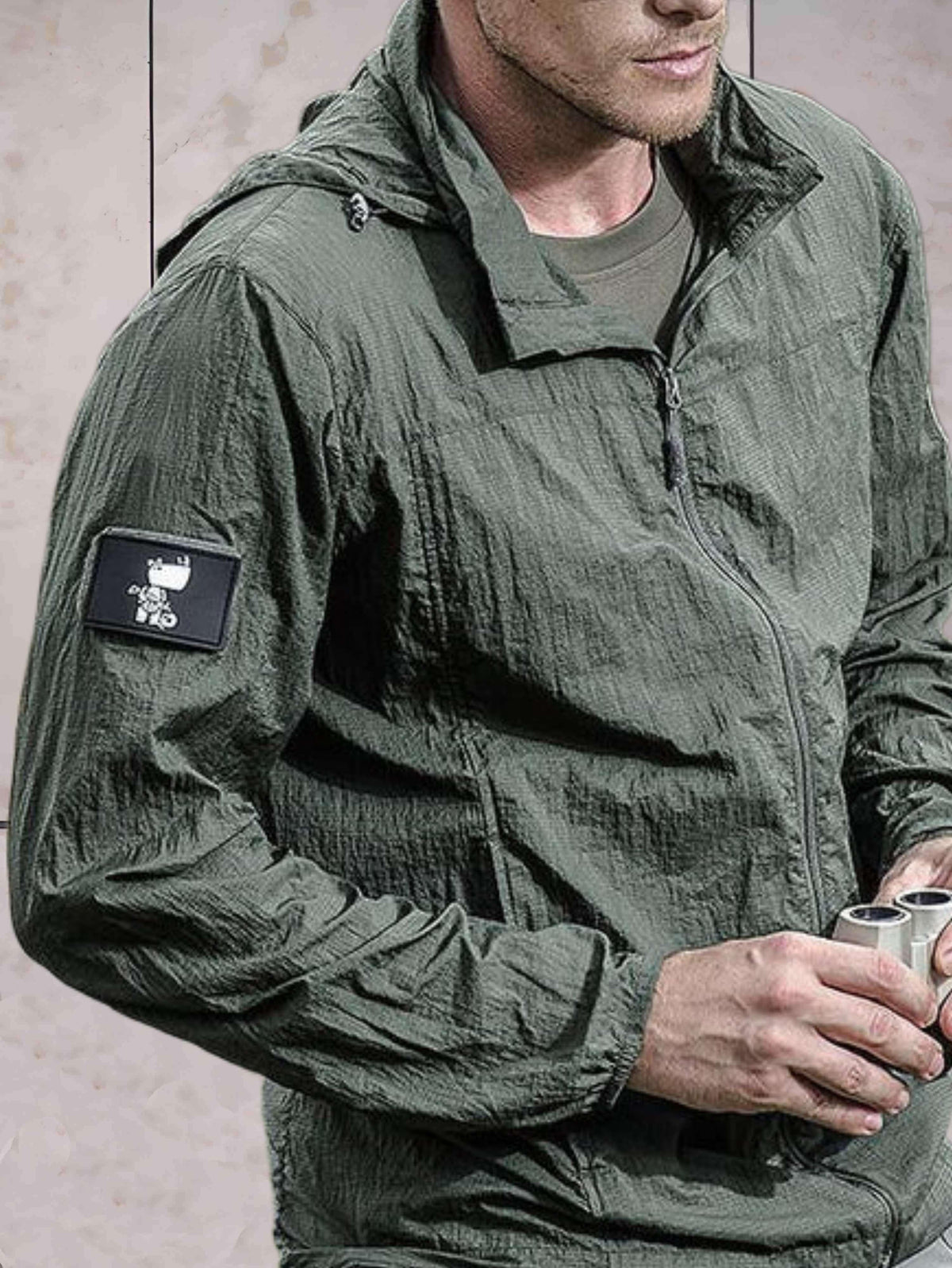 Dean | Men's Anorak Jacket Hooded Windbreaker Zip Up