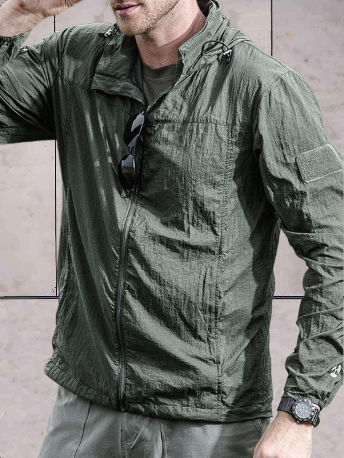 Dean | Men's Anorak Jacket Hooded Windbreaker Zip Up