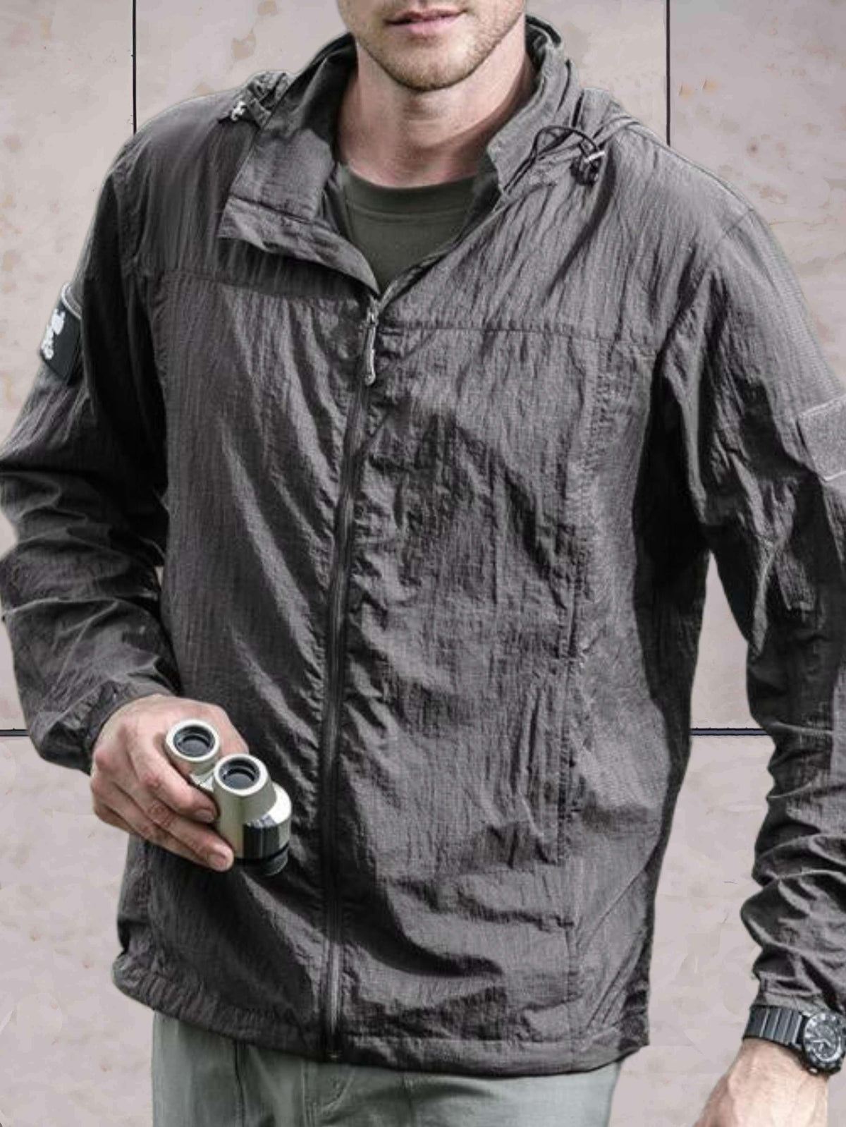 Dean | Men's Anorak Jacket Hooded Windbreaker Zip Up