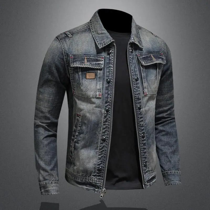 Jacinto | Men's Denim Jacket with Chest Pockets