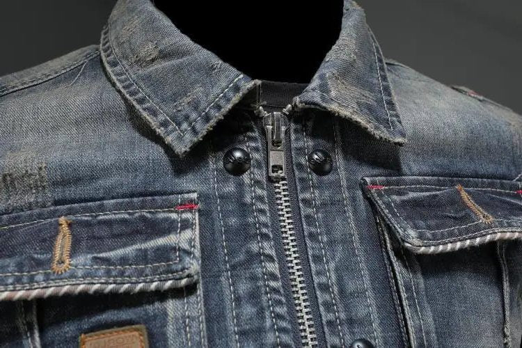 Jacinto | Men's Denim Jacket with Chest Pockets