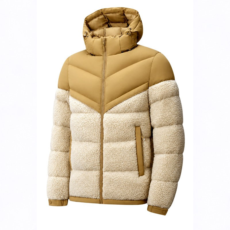 Jake - Men's Sherpa Fleece Hooded Full-Zip Jacket