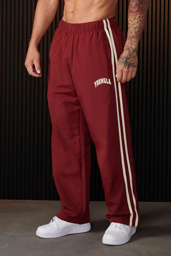 Jannik | Men's Baggy Jogging Pants with Double Stripe