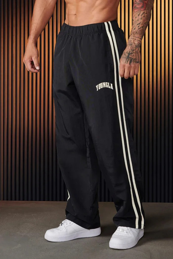 Jannik | Men's Baggy Jogging Pants with Double Stripe