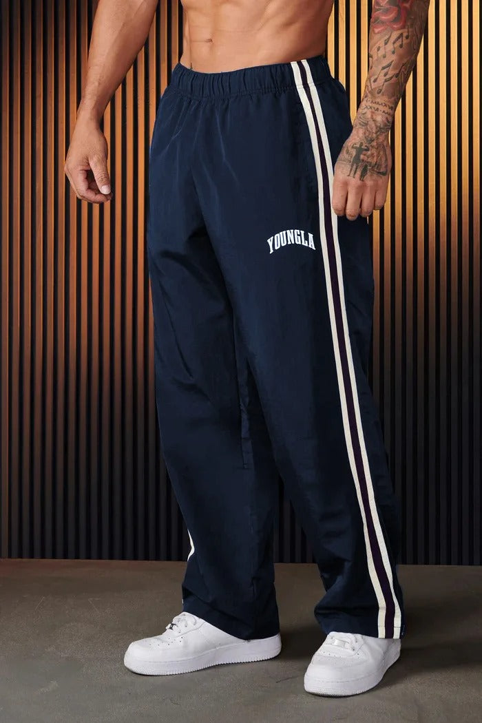 Jannik | Men's Baggy Jogging Pants with Double Stripe