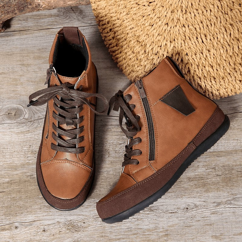 Jestine - Women's Zip-up Ankle Boots