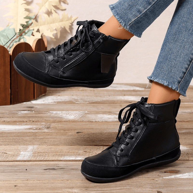 Jestine - Women's Zip-up Ankle Boots