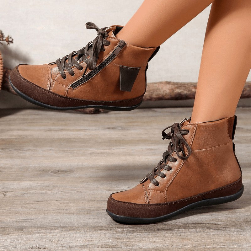 Jestine - Women's Zip-up Ankle Boots