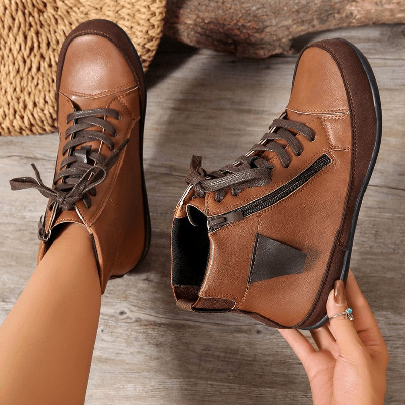 Jestine - Women's Zip-up Ankle Boots