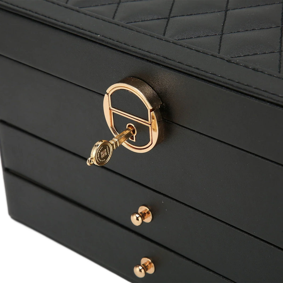 Jewellery Box | Multilayer Leather & Soft-Lined | 3 Levels