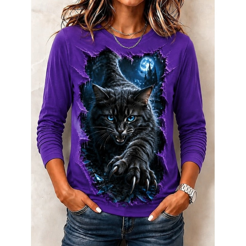 Juliet | Halloween Long Sleeve Fall Graphic Tee