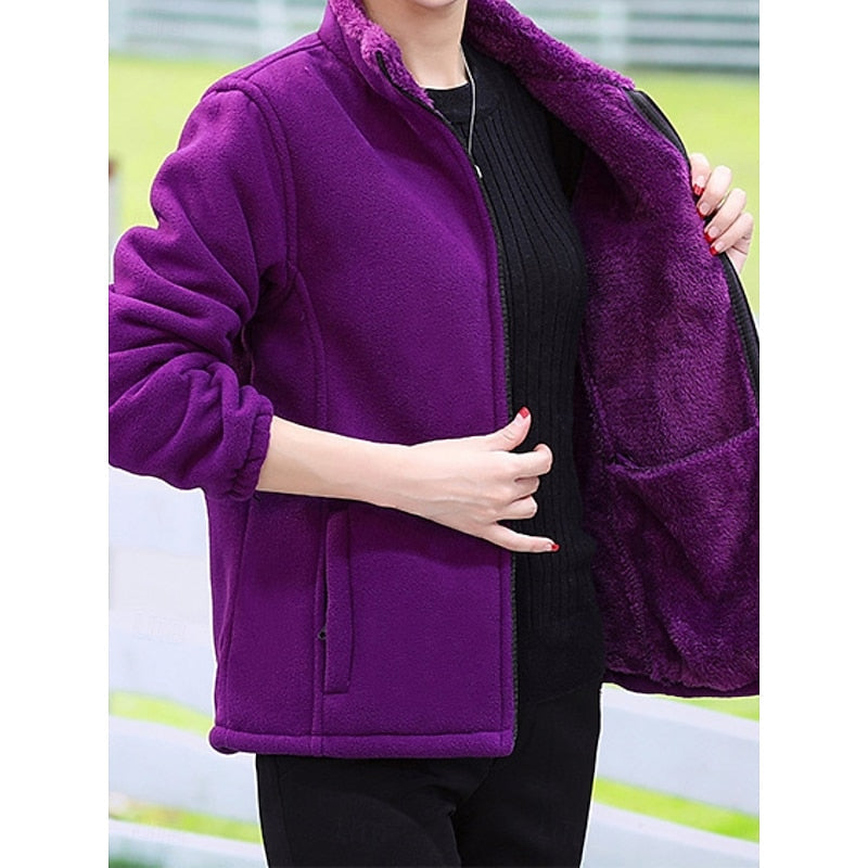 Marjorie | Winter Plus Size Fleece Jacket