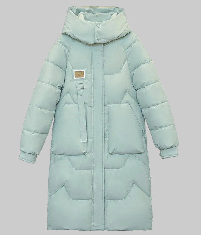 Johanna - Women's Longline Hooded Puffer Coat