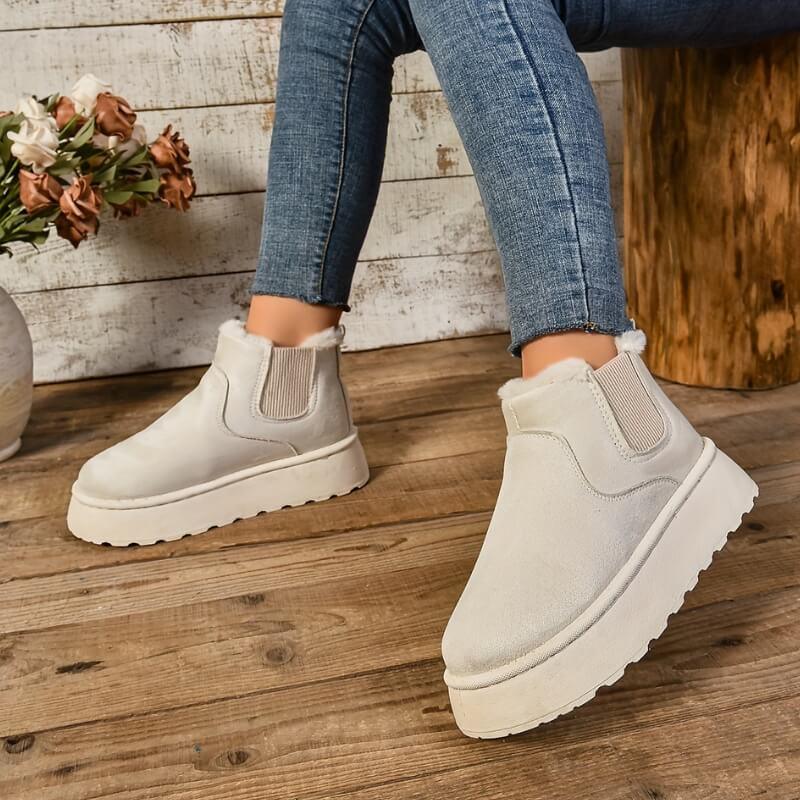 Wilhelmina | Platform Slip-On Ankle Boots