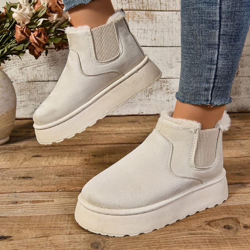Wilhelmina | Platform Slip-On Ankle Boots