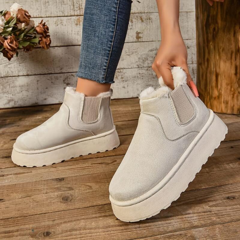 Wilhelmina | Platform Slip-On Ankle Boots