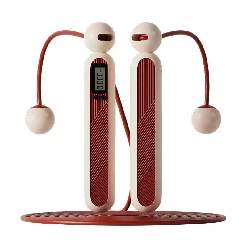 Jump Rope | Cordless, Digital Counter & 360° Rotating Weighted Handles
