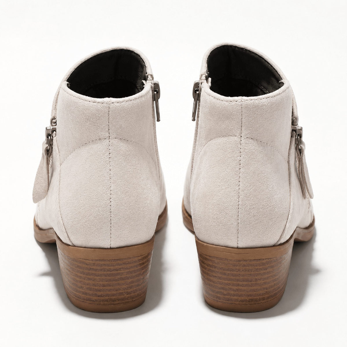 Justus | Women's Block Heel Ankle Boots with Side Zip