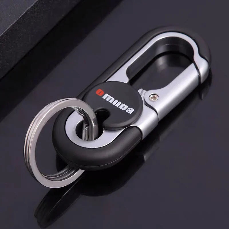 Keychain | Double-Ring Hook & Secure | Zinc Alloy