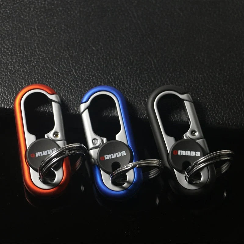 Keychain | Double-Ring Hook & Secure | Zinc Alloy