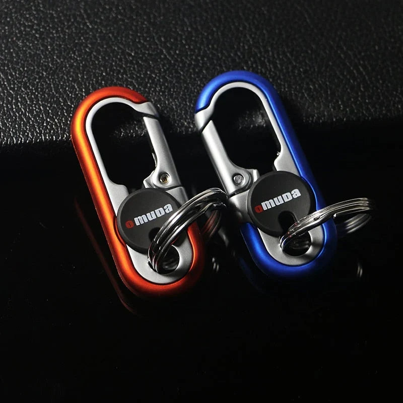 Keychain | Double-Ring Hook & Secure | Zinc Alloy