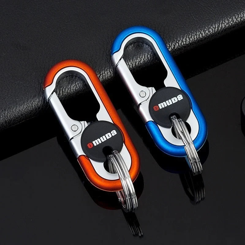 Keychain | Double-Ring Hook & Secure | Zinc Alloy