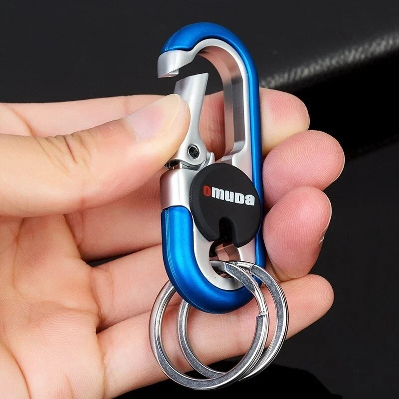 Keychain | Double-Ring Hook & Secure | Zinc Alloy