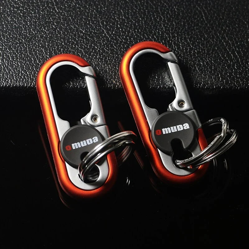Keychain | Double-Ring Hook & Secure | Zinc Alloy