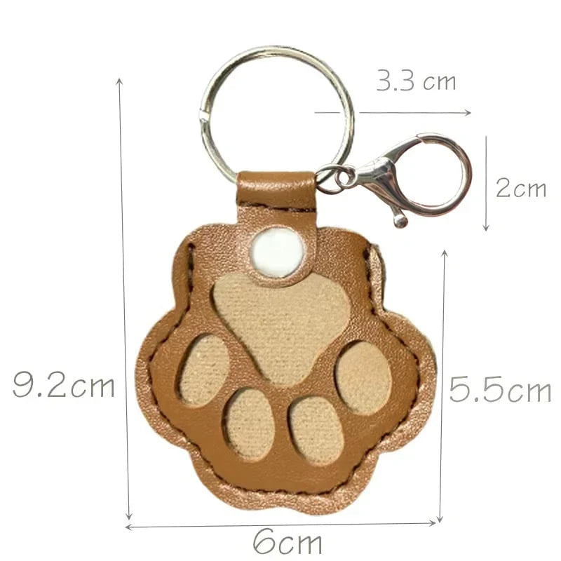 Keychain | Leather Paw With Hidden Compartment | 1+1 Free