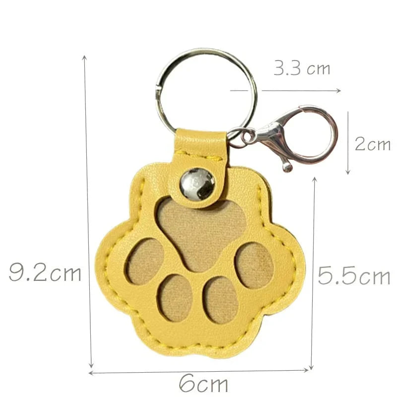 Keychain | Leather Paw With Hidden Compartment | 1+1 Free