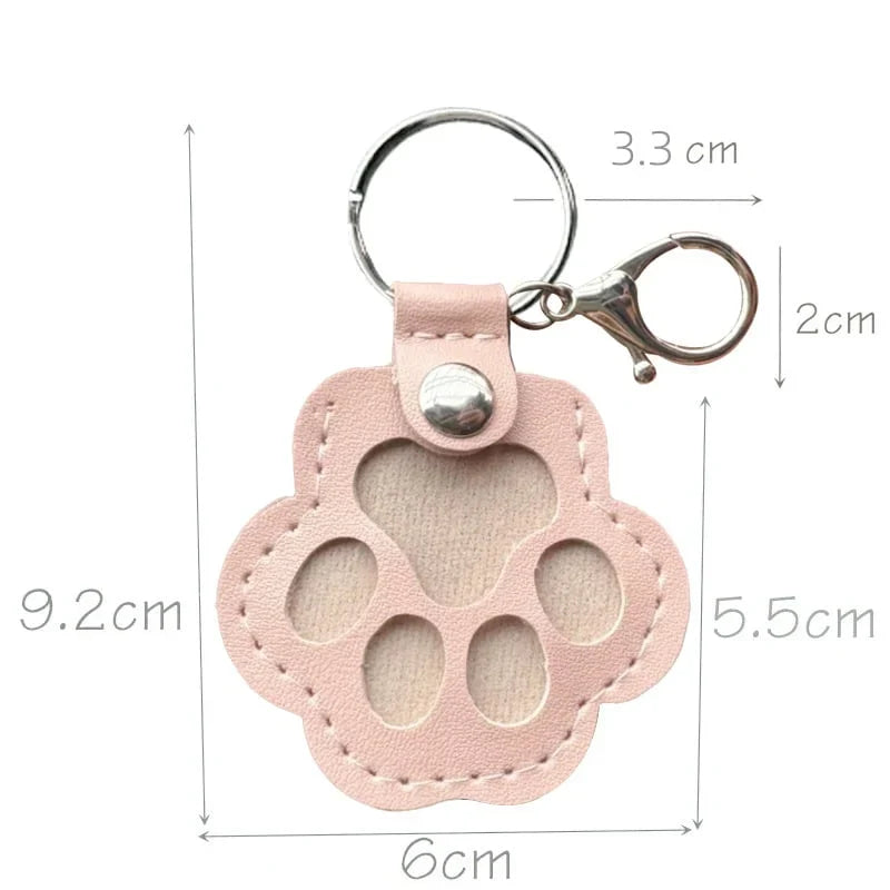 Keychain | Leather Paw With Hidden Compartment | 1+1 Free