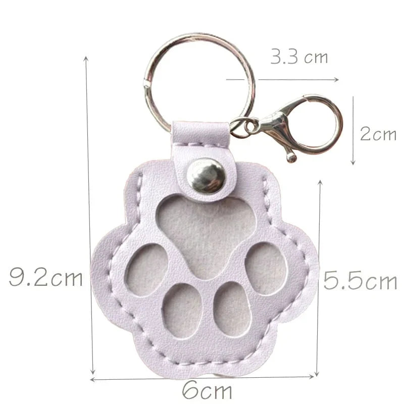 Keychain | Leather Paw With Hidden Compartment | 1+1 Free
