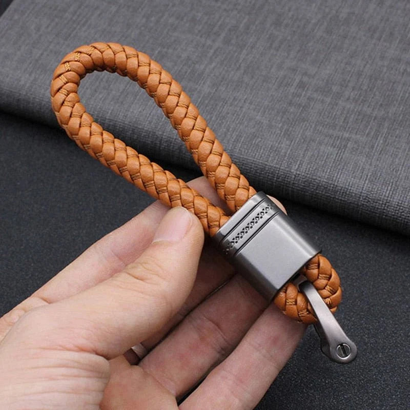 Keychain | Woven Loop & Metal Key Ring
