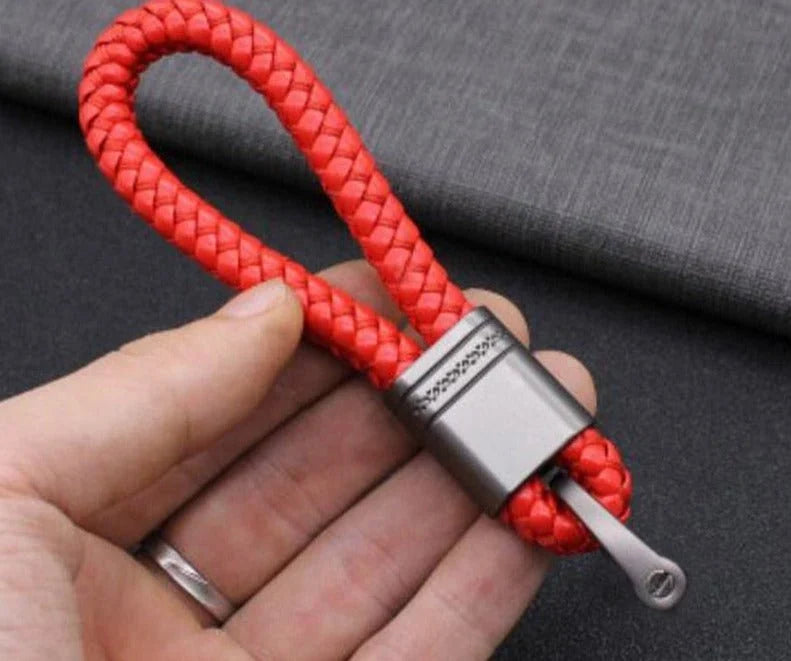 Keychain | Woven Loop & Metal Key Ring