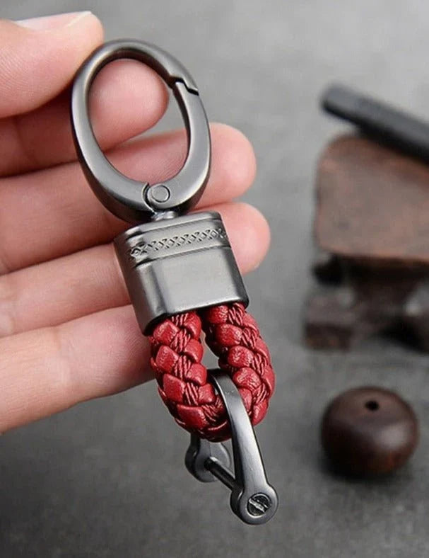 Keychain | Woven Loop & Metal Key Ring