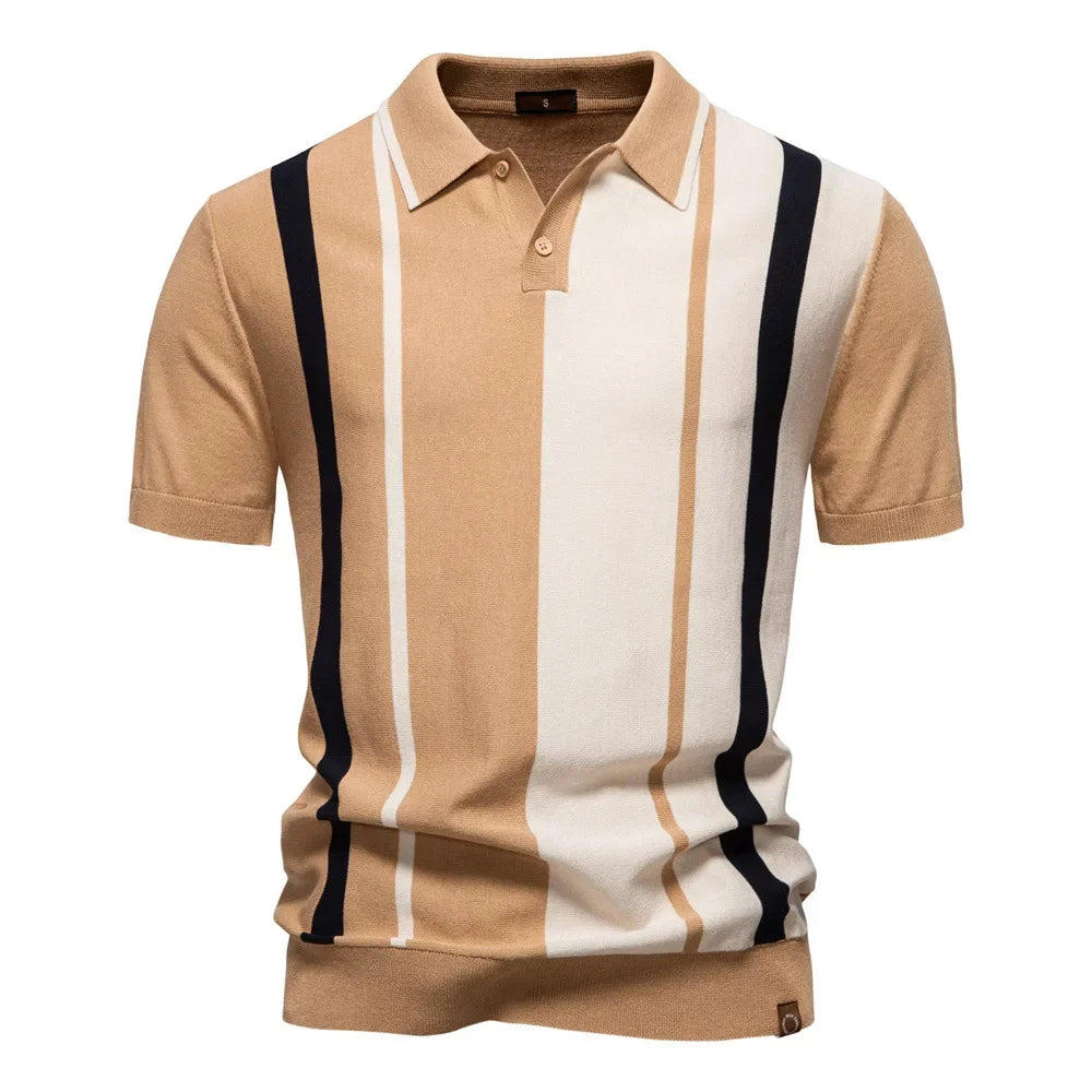 Varenna Contrast Knit Polo