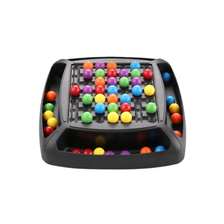 Kids' Board Game Puzzle with Marbles Strategy and Logic Training