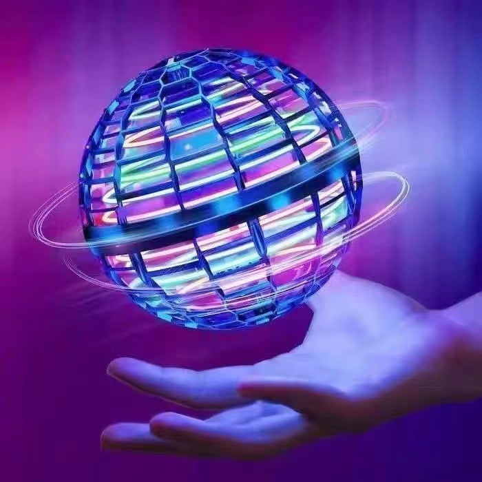Kids' Flying Orb Ball with LED Lights and Rechargeable Hover Toy