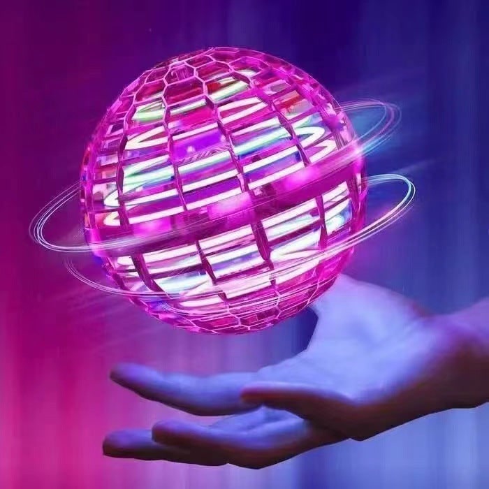 Kids' Flying Orb Ball with LED Lights and Rechargeable Hover Toy