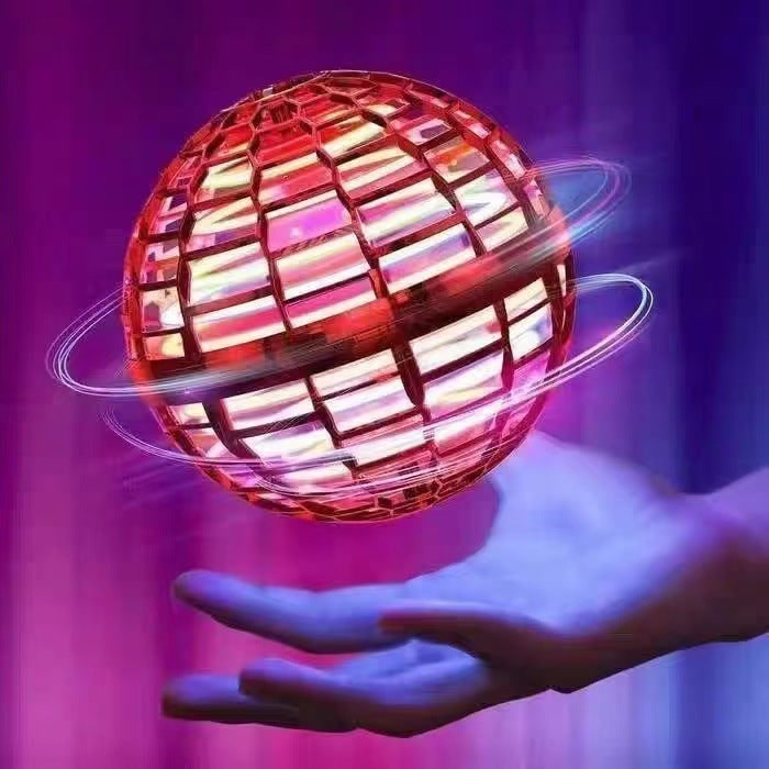 Kids' Flying Orb Ball with LED Lights and Rechargeable Hover Toy