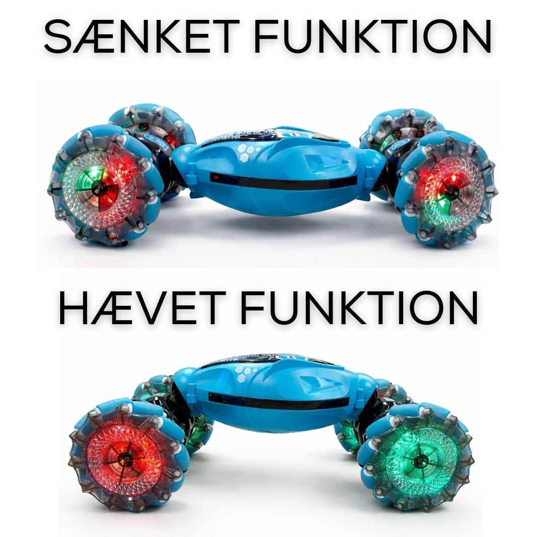 Kids Hand Gesture Control Rc Car with Transforming Drift Chassis and LED Wheels