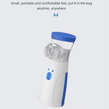 Portable Nebulizer for Asthma and Respiratory Care with Handheld Mesh Machine